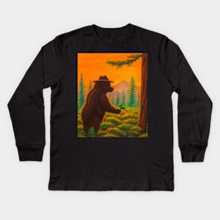 The Bear Ranger Kids Long Sleeve T-Shirt